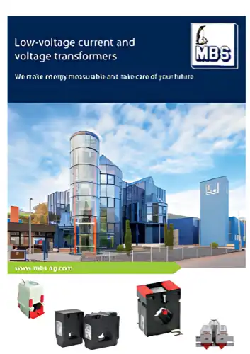 MBS Low Voltage CT catalogue